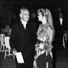 Le prince Rainier de Monaco et la princesse Grace au gala de la SPAM (photo d'archive non datée)