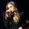 Lisa Marie Presley en concert au "City Winery" à Chicago, le 25 octobre 2013.