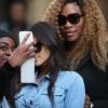 Kim Kardashian et Serena Williams en plein shopping à Paris le 30 avril 2014.