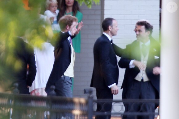 Le prince Harry au mariage de son proche ami Guy Pelly et d'Elizabeth Wilson, le 3 mai 2014 à Memphis, au Hunt and Polo Club.