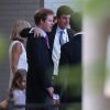 Le prince Harry avec un ami au mariage de Guy Pelly et Elizabeth Wilson, le 3 mai 2014 au Hunt and Polo Club de Memphis