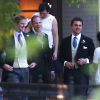 Le prince Harry avec des amis au mariage de Guy Pelly et d'Elizabeth Wilson, le 3 mai 2014 au Hunt and Polo Club de Memphis
