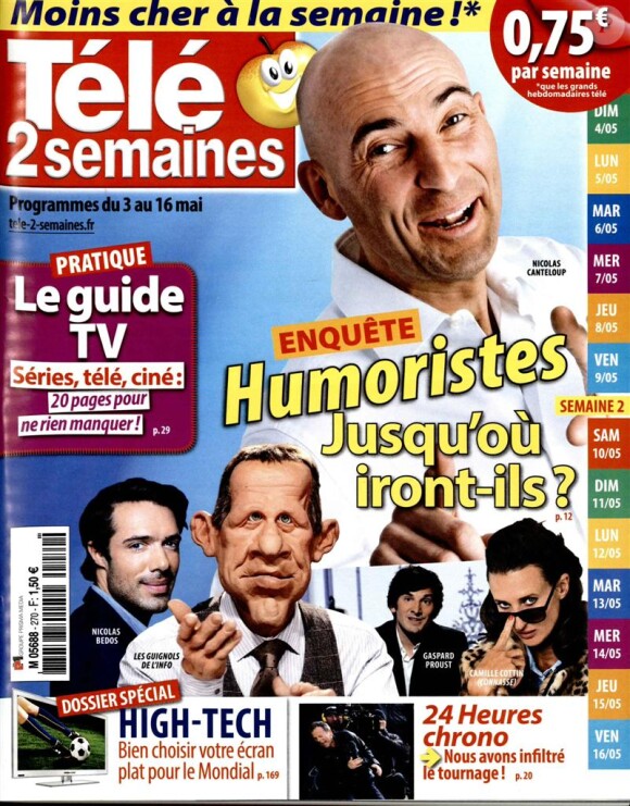 Magazine Télé 2 Semaines du 3 au 16 mai 2014.