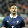 Olivier Giroud lors du match amical entre la France et les Pays-Bas au Stade de France à Saint-Denis, le 5 mars 2014