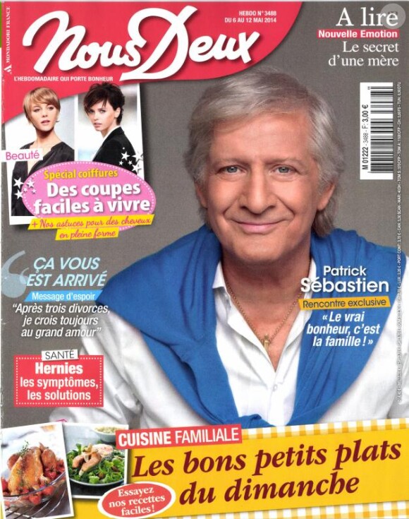 Patrick Sébastien s'est confié au magazine "Nous Deux" daté de mai 2014.