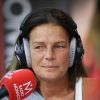 Stéphanie de Monaco, le 8 mai 2014 lors d'une édition spéciale de l'émission Jungle Fight consacrée au VIH et diffusée sur Radio Monaco, puisqu'elle célébrait ses 5 années d'existence au lycée technique et hôtelier de Monaco