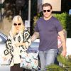 Exclusif - Tori Spelling et son mari Dean McDermott sont allés dîner au restaurant Katsu-Ya à Encino pour leur anniversaire de mariage. Le 7 mai 2014.