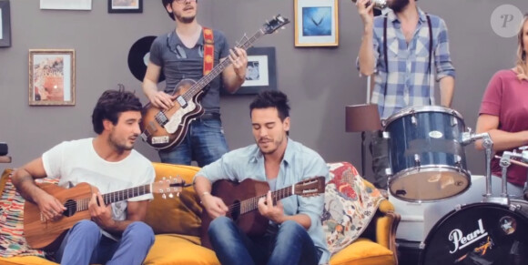 Clip du morceau "Sweet Darling" des Fréro Delavega, candidats de "The Voice 3". Mai 2014.