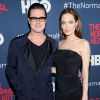 Brad Pitt (producteur) et Angelina Jolie - Avant-première du téléfilm 'The Normal Heart' à New York le 12 mai 2014.