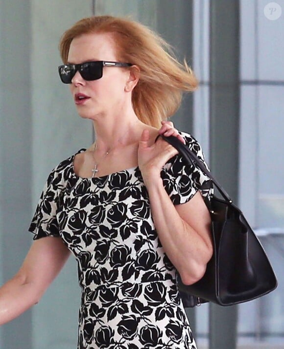 Nicole Kidman se rend à un rendez-vous professionnel à la "Creative Artists Agency" à Los Angeles, le 8 mai 2014.