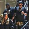 French Montana quitte le Penthouse avec sa supposée petite amie Khloé Kardashian et son ami Spiff. West Hollywood, le 13 mai 2014.