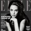 Angelina Jolie en couverture du numéro de juin 2014 du magazine Elle. Photo par Hedi Slimane.