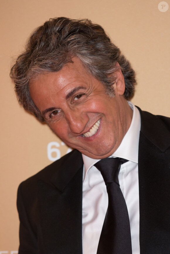 Richard Anconina lors du dîner d'ouverture du 67e festival de Cannes, le 14 mai 2014.