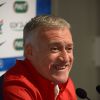 Didier Deschamps lors d'une conférence de presse à Clairefontaine le 3 mars 2014