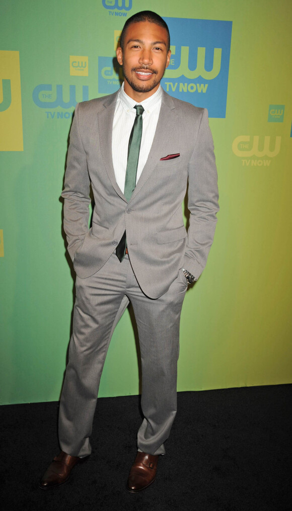 Charles Michael Davis à la soirée "CW Network's 2014 Upfront" à New York, le 15 mai 2014.