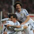  Cristiano Ronaldo, Gareth Bale, Angel di Maria et Pepe &agrave; Munich le 29 avril 2014&nbsp; 