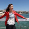  Exclusif - Valérie Kaprisky  devant l'hôtel Majestic Barrière à l'occasion du 67e Festival du film de Cannes à Cannes le 15 mai 2014  