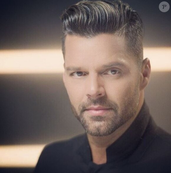 Ricky Martin sur le tournage du clip d'Adrenalina, le 13 février 2014.