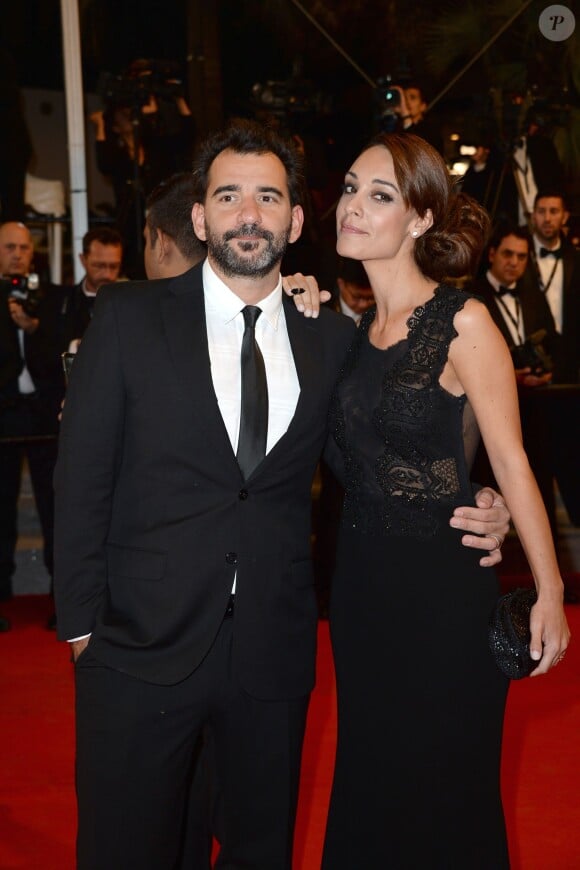 Pablo Trapero et sa femme Martina Gusman à la montée des marches de Relatos Salvajes à l'occasion du 67e Festival de Cannes, le 17 mai 2014.