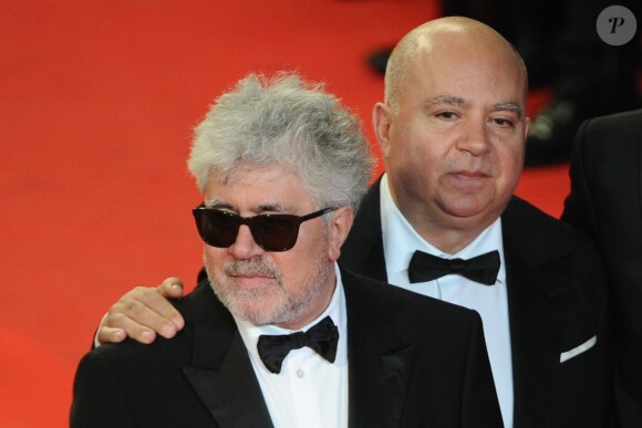 Producer Pedro Almodovar, Producer Augustin Almodovar arriving at Relatos Salvajes screening held at the Palais Des Festivals in Cannes, France on May 17, 2014, as part of the 67th Cannes Film Festival. Photo by Aurore Marechal/ABACAPRESS.COM17/05/2014 - Cannes