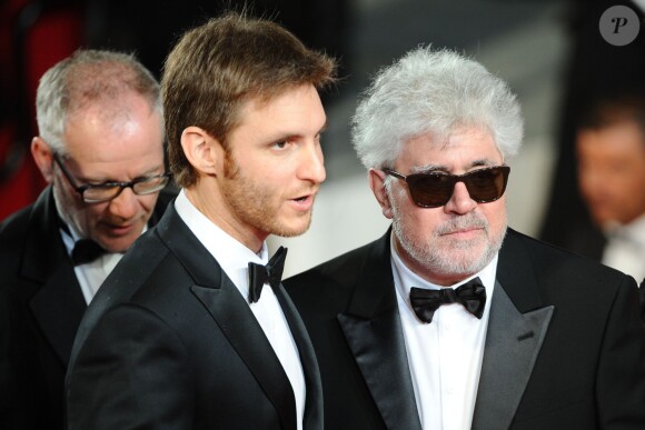 Damian Szifron et Pedro Almodovar au 67e Festival de Cannes, le 17 mai 2014.
