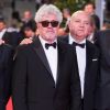 Pedro Almodovar - montre Montblanc Nicolas Rieussec- et son frère Agustin Almodovar - Montée des marches du film " Relatos Salvajes " lors du 67 ème Festival du film de Cannes – Cannes le 17 mai 2014.