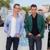 Guy Pearce et Robert Pattinson - Photocall du film "The Rover" lors du 67e Festival international du film de Cannes, le 18 mai 2014