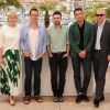 Robert Pattinson, Guy Pearce, David Michôd, David Linde, Liz Watts - Photocall du film "The Rover" lors du 67e Festival international du film de Cannes, le 18 mai 2014