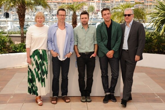 Robert Pattinson, Guy Pearce, David Michôd, David Linde, Liz Watts - Photocall du film "The Rover" lors du 67e Festival international du film de Cannes, le 18 mai 2014