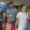 La charmante Jessica Alba, son mari Cash Warren et leurs filles Honor et Haven se rendent au Hammer Museum à Westwood, le 18 mai 2014.