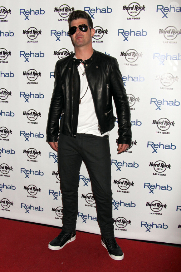Robin Thicke à las Vegas, le 12 avril 2014. 