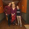 Amanda Lear dans Nos chers voisins, lors du prime diffusé le 30 mai 2014 sur TF1