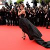 Cheryl Cole foule le tapis rouge du Palais des Festivals, pour la projection du film Foxcatcher. Cannes, le 19 mai 2014.