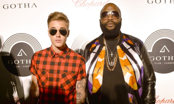Justin Bieber a pris part au showcase de Rick Ross au Gotha Club de Cannes le 19 mai 2014.