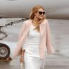 Rosie Huntington-Whiteley arrive à Cannes en jet privé. Le 19 mai 2014.