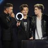 Harry Styles, Liam Payne, Louis Tomlinson, Niall Horan et Zayn Malik du groupe One Direction - Soirée des "Brit Awards 2014" en partenariat avec MasterCard à Londres, le 19 février 2014.