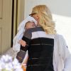 Gwen Stefani arrive au cabinet du Dr. Adrien Survol Rivin avec son fils Apollo. Sherman Oaks, le 20 mai 2014.