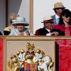 Le duc d'Edimbourg avec la reine Elizabeth II au Royal Windsor Horse Show le 18 mai 2014