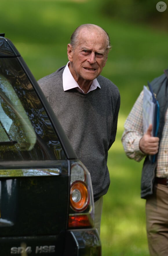 Le duc d'Edimbourg le 17 mai 2014 Royal Windsor Horse Show
