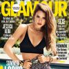 Jessica Alba en couverture de l'édition française magazine Glamour. Août 2013.
