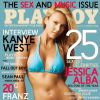 Jessica Alba en couverture du magazine Playboy. Mars 2006.