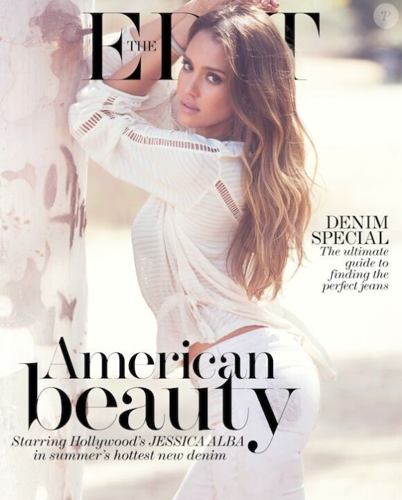 Jessica Alba en couverture du magazine digital The Edit. Avril 2013.