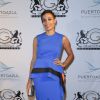 Rosario Dawson (boucles d'oreilles Montblanc Princesse Grace de Monaco, bracelets Montblanc 4810 full pavé) - Photocall de la soirée "Puerto Azul Experience" lors du 67ème festival de Cannes le 21 mai 2014.