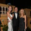 Heidi Klum, John Travolta et sa femme Kelly Preston - Soirée "Puerto Azul Experience" lors du 67e festival de Cannes le 21 mai 2014.