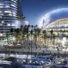 Le projet de stade que voulait voir construire David Beckham sur le port de Miami pour accueillir sa franchise de foot, projet depuis rejeté par la mairie
