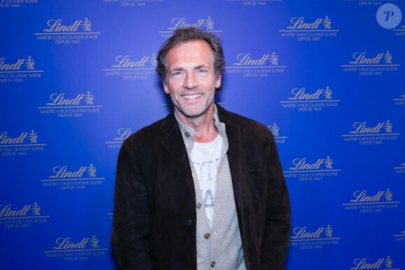Stéphane Freiss à l'occasion de l'ouverture de la nouvelle boutique Lindt près de l'Opéra Garnier à Paris, le 23 mai 2014