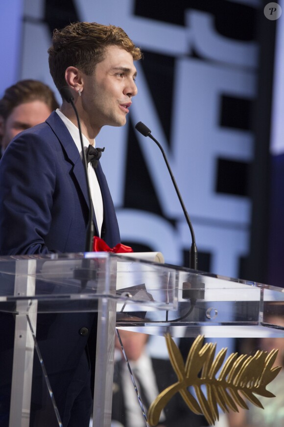 Xavier Dolan (Prix du jury pour "Mommy") - Cérémonie de clôture du 67e Festival du film de Cannes le 24 mai 2014.