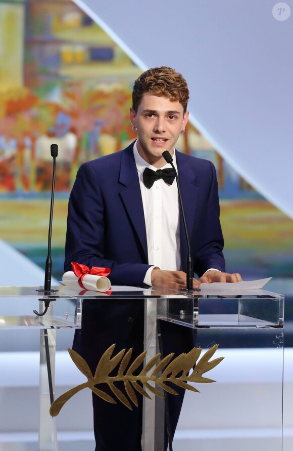 Xavier Dolan (Prix du jury pour "Mommy") - Cérémonie de clôture du 67e Festival du film de Cannes le 24 mai 2014.