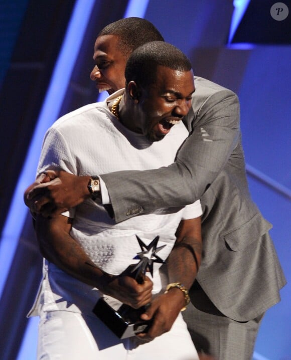 Kanye West et Jay Z lors des BET Awards 2012.