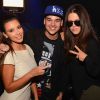 Kim, Rob et Khloé Kardashian à Miami. Septembre 2012.